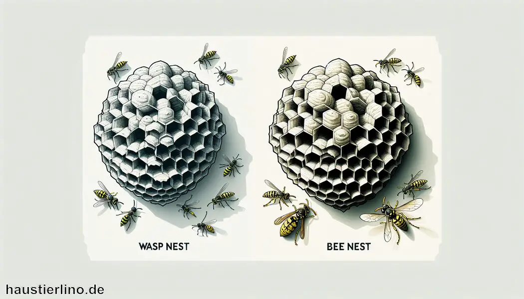 Gesellschaftsstruktur der Insekten - Unterschied Wespennest Bienennest